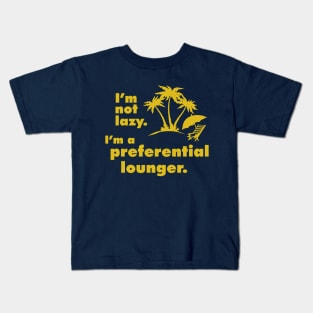 Preferential Lounger Kids T-Shirt